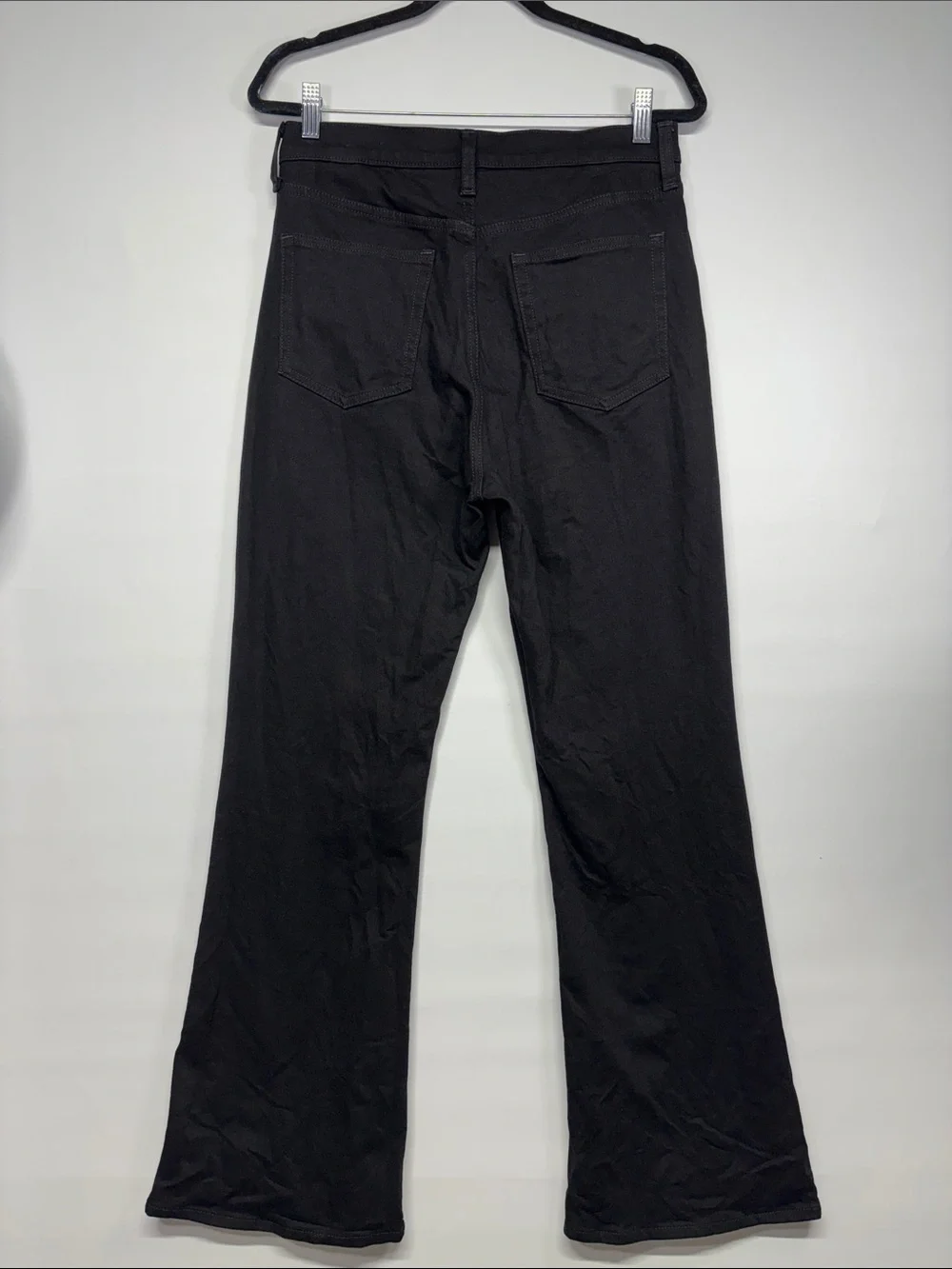 ✨GAP Denim 70s Flare Jeans Black Retro Wide Leg Women’s Jeans Black Size 10/30R - Picture 4 of 15